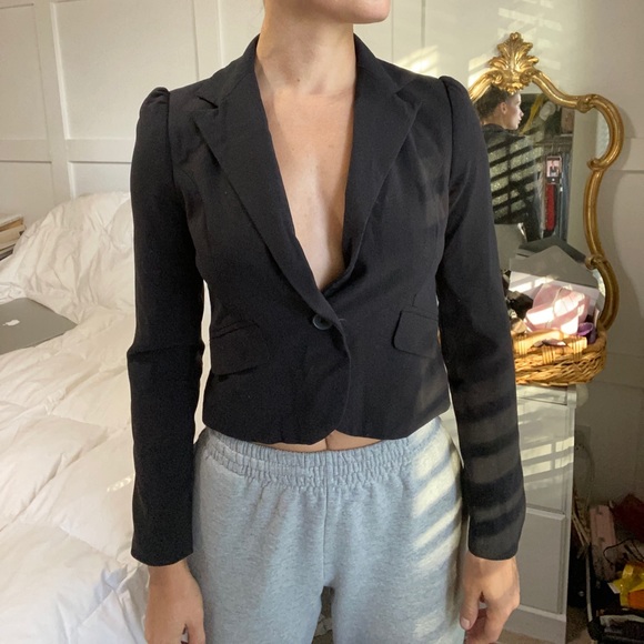 New - Old Navy Black Blazer - Picture 2 of 4